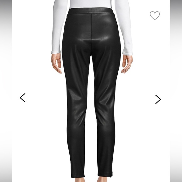BNWT H Halston Faux Leather Pants - Picture 3 of 4